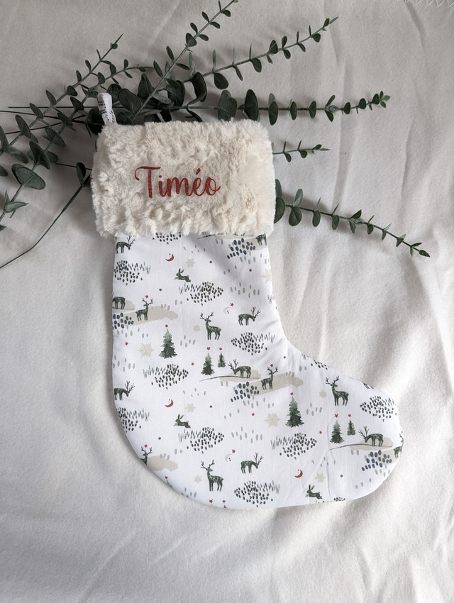 Chaussette de Noël personnalisable 