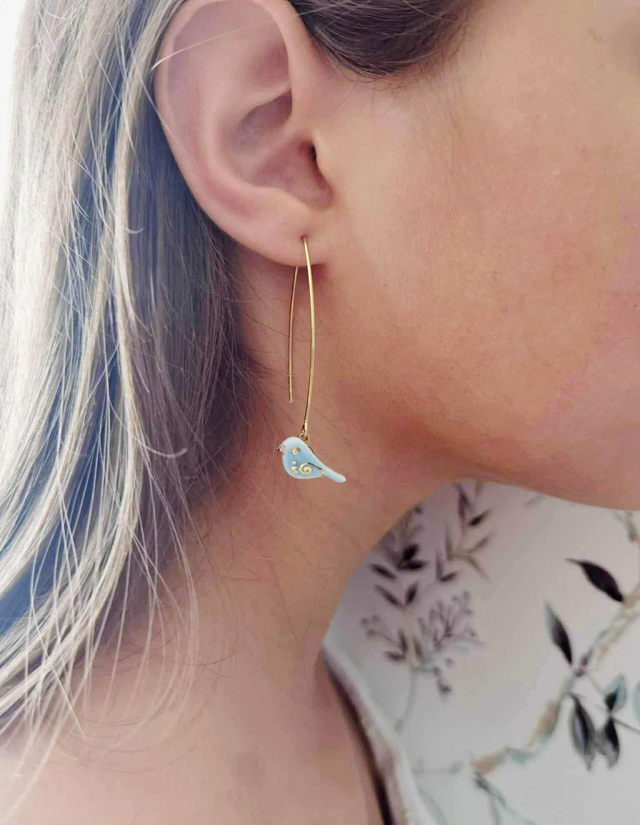 "Passarinhos" Brincos Compridos / Long Earings