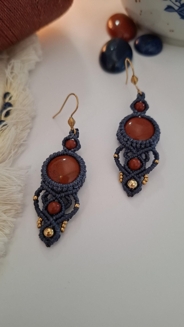 Boucles d'oreille "Rêve bleu"