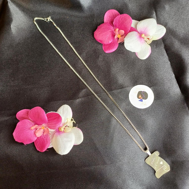 Chaîne + Pendentif " Papa Je t'aime "