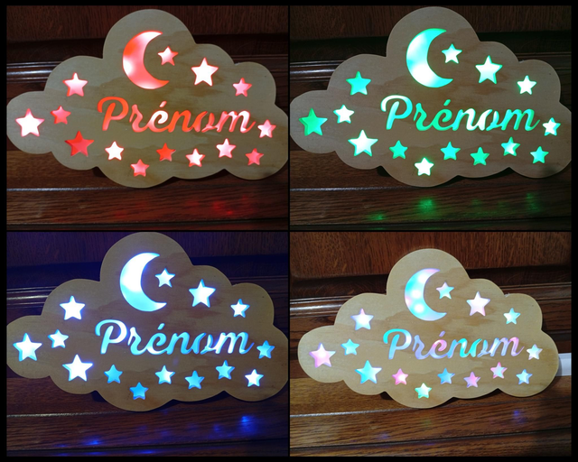 Veilleuse Nuage, CP Bouleau