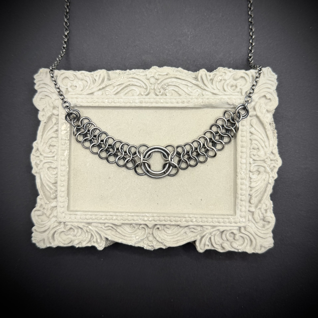 Chainmail Statement Necklace 