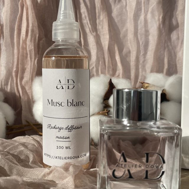 Diffuseur à bâtonnets Musc blanc