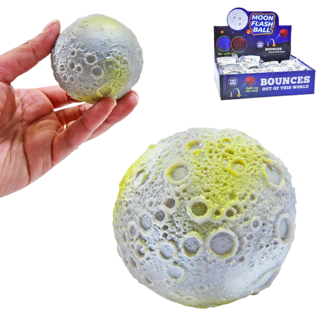 NoStresso Stuiterbal Moon Flash in the dark