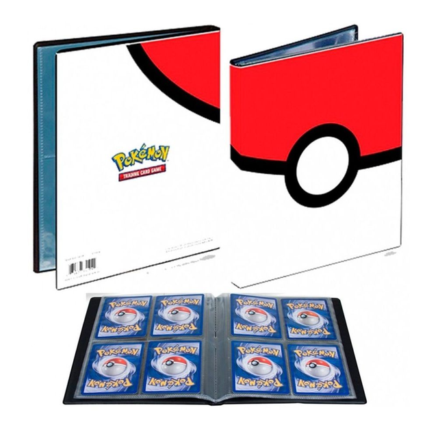 Portafolio para cartas Pokemon Pokeball de 4 bolsillos