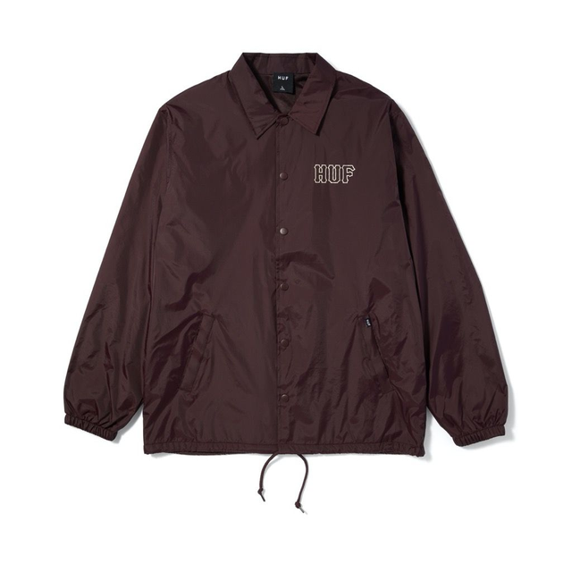  HUF Set H Coaches Jacket – eggplant - burgundy