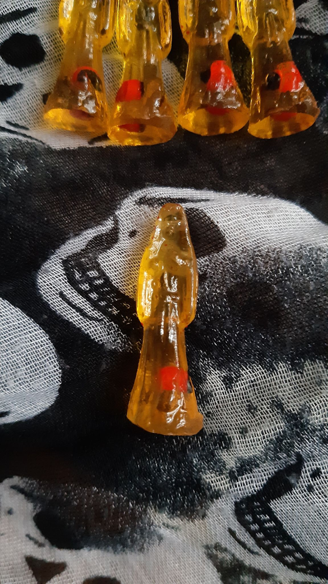 Mini santita jaune transparente 3cm