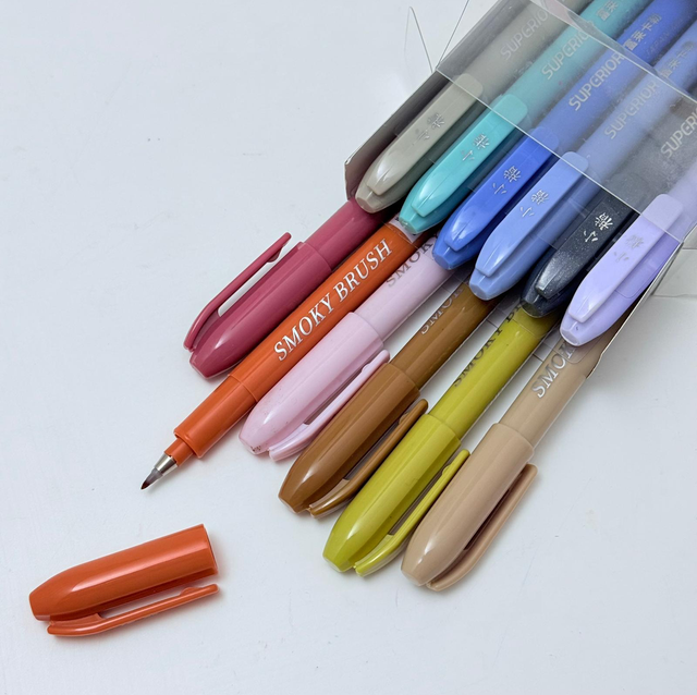 Stifte Brush 12 Stück pastell