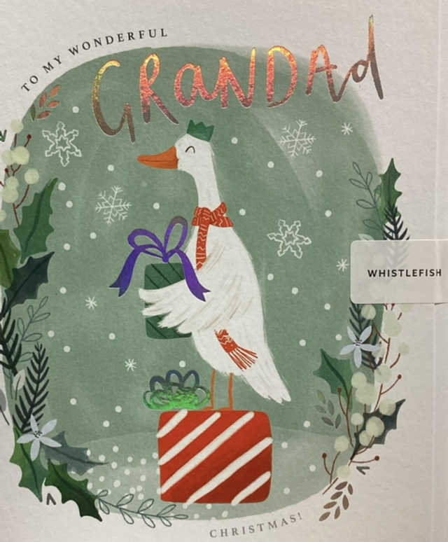 Christmas Grandparents Grandad (Duck) WF 