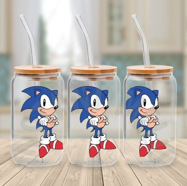 Canette en verre - Sonic