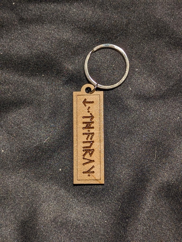 Porte clé mot du nain - le nain d'abord !