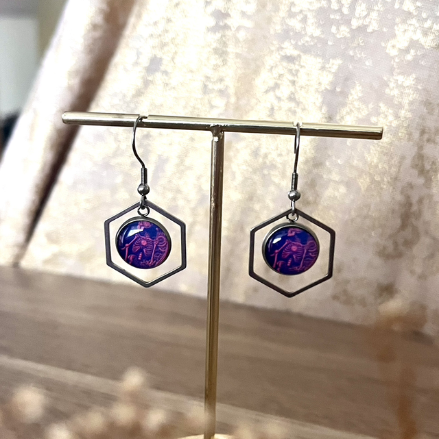 Boucles d’oreilles flot S.A