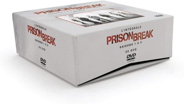 Coffret cube Prison break l&#039;intégrale DVD Saisons 1 à 5 + le final break. Neuf
