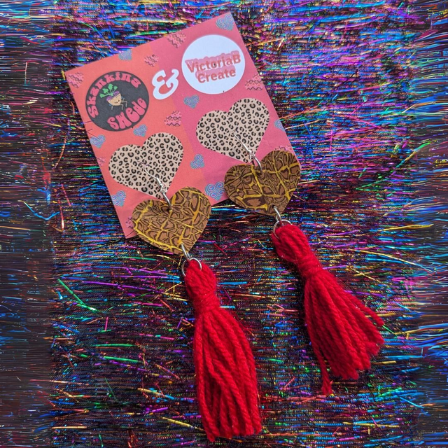 Victoria B Create X Skanking Swede in Leopard/Red