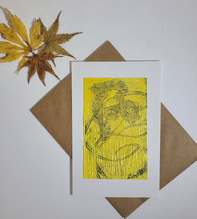 Carte végétale fait main