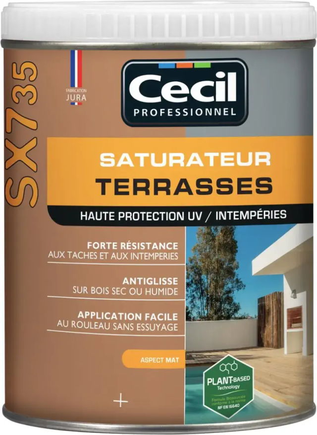 CECIL SATURATEUR SX735 couleur NATURE 5 L
