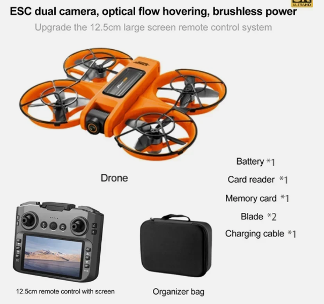 Drone GPS S156 8K, photographie aérienne HD, double caméra, quadrirotor