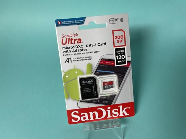 SanDisk 200GB microSDXC Card+Adapter