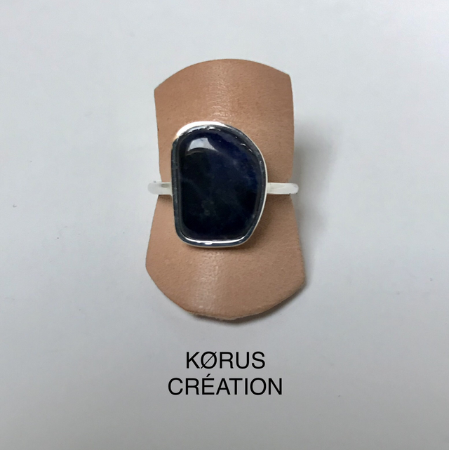 Bague Sodalite taille 51