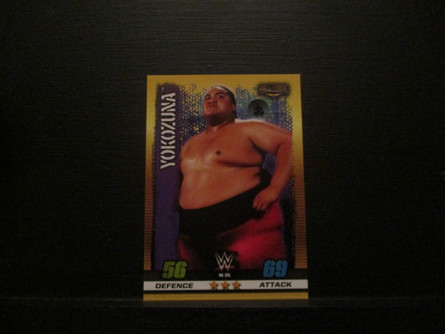 Yokozuna - Hall Of Fame Slam Attax 10th Edition Original Trading Card #291