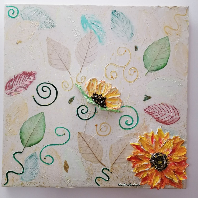 Pintura Mista - Helianthus