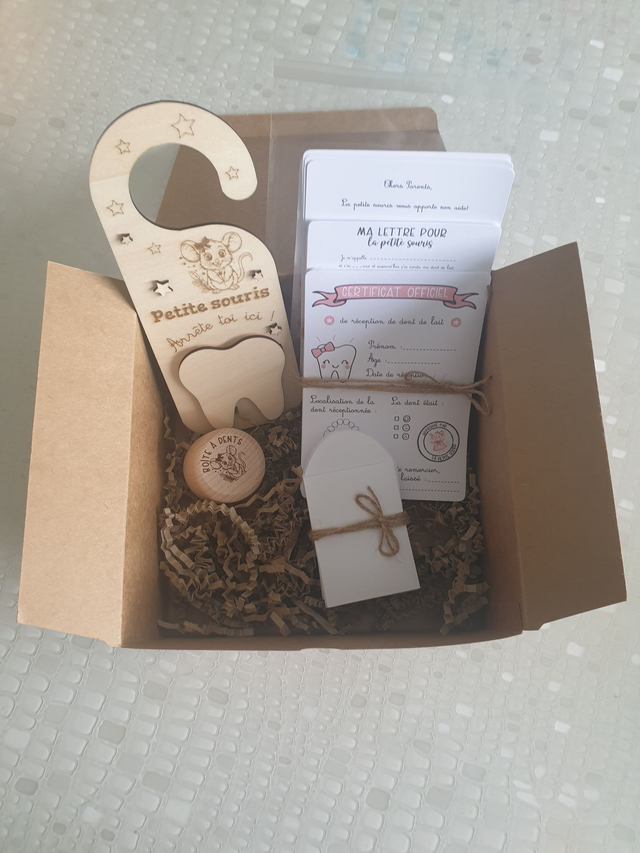 Coffret dents de lait version fille
