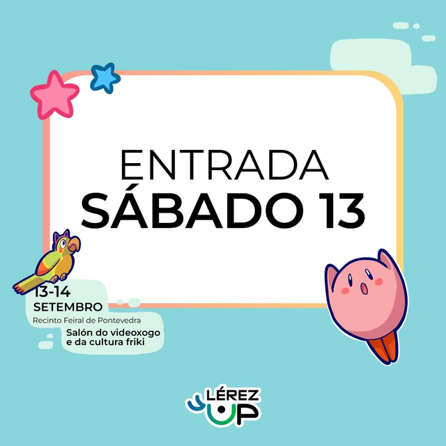 Entrada sábado 13
