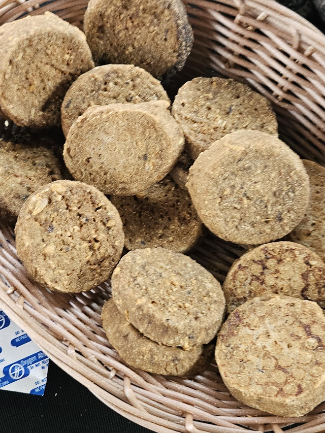 Fish. SALMON COOKIES X 3