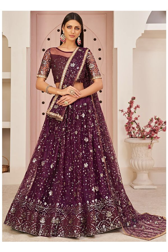 Robe de Mariée Bollywood Lehenga 10