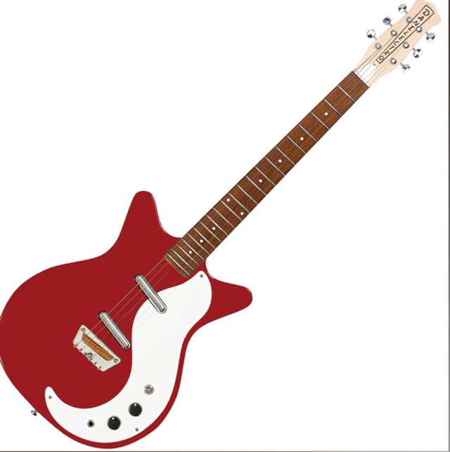 Danelectro DC59 Stock 59 Double Cutaway, Vintage Red