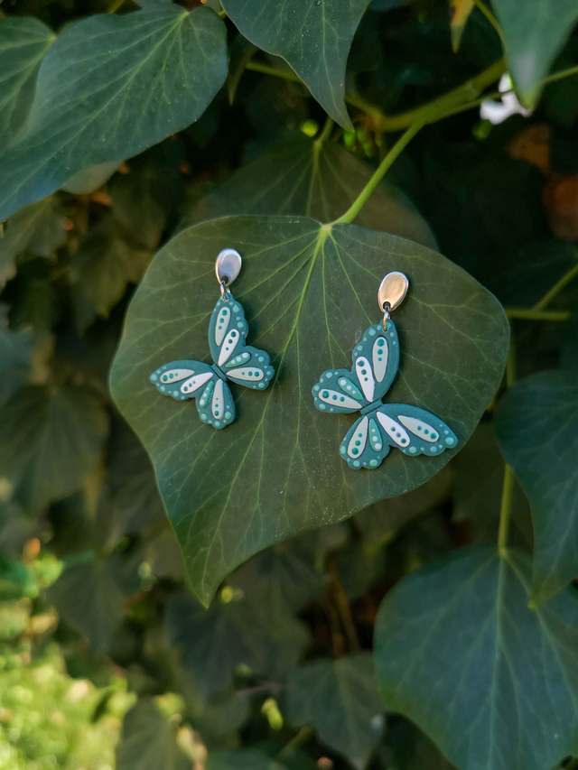 Collection Fleurs d&#039;eau- Boucles d&#039;oreilles Estelle