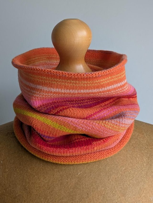 Orange Sunset Cowl