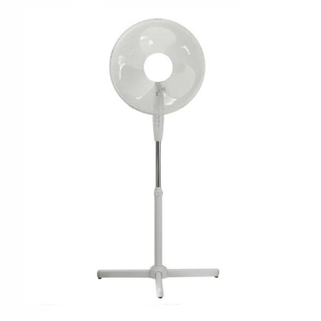 7LINE VENTILATEUR S/PIED 40CM 220-240V 45W BLANC