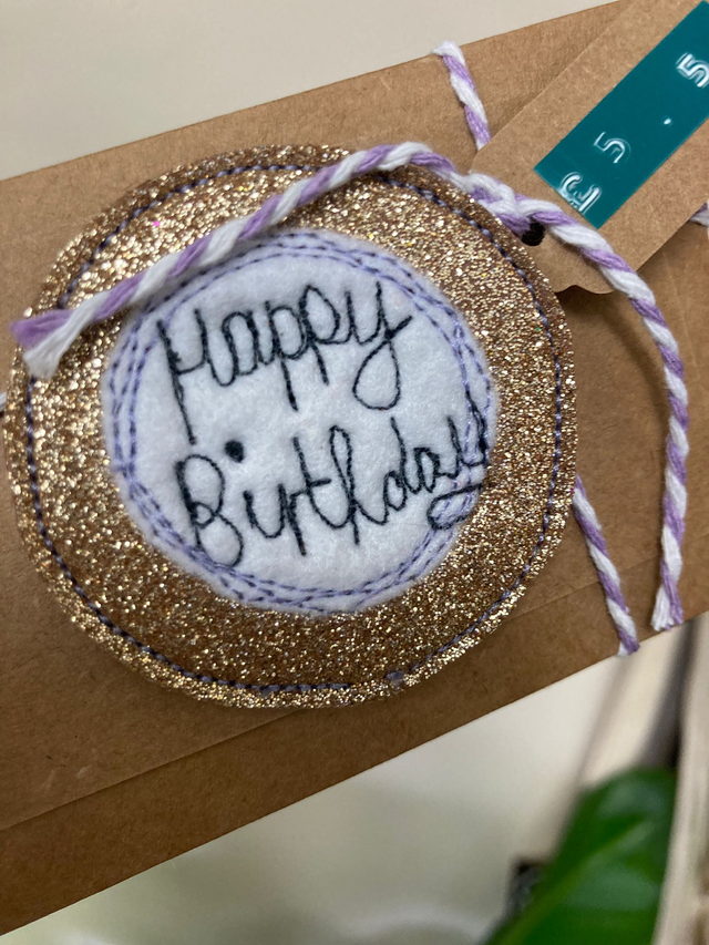 Coco Clementine Studio: Happy Birthday Plant Topper