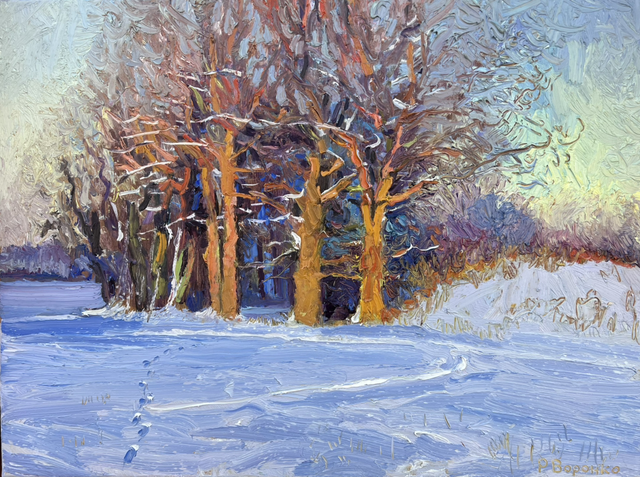 „Letztes Glühen“ – Öl auf Leinwand, 60 × 80 cm | 2025