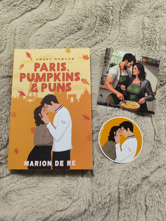 Paris, Pumpkins & Puns - Signed book + Art + Sticker
