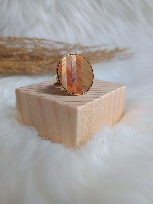 Bague PLATEAU Chevron
