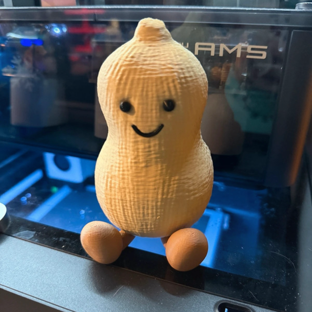 3d printed jellycat inspired peanut