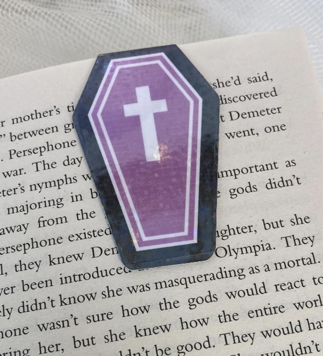 Coffin Magnetic Bookmark