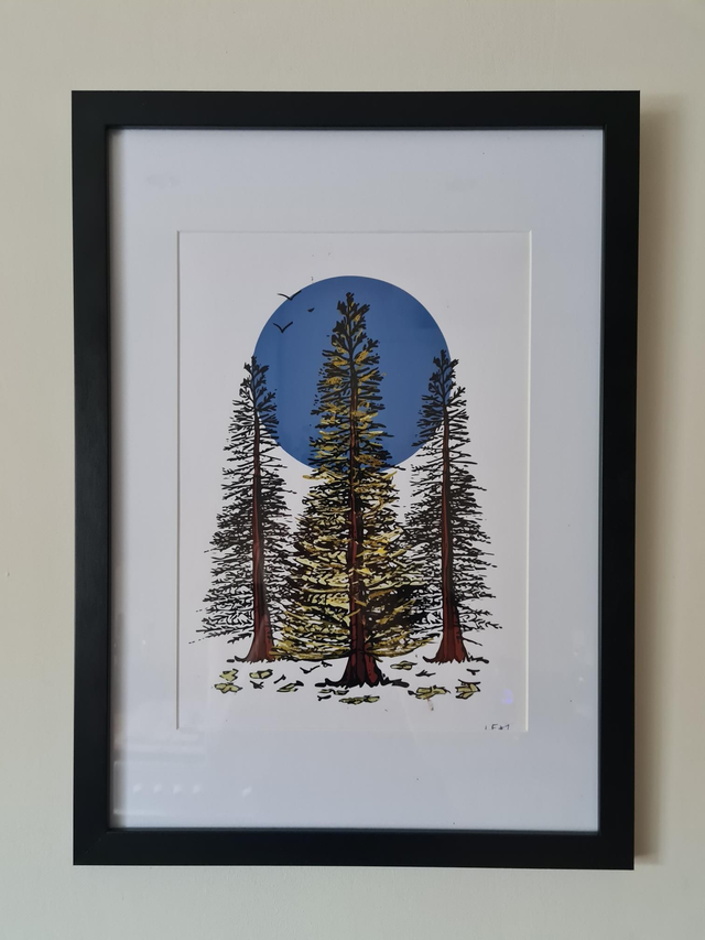 The Tamarack | Foiled and framed