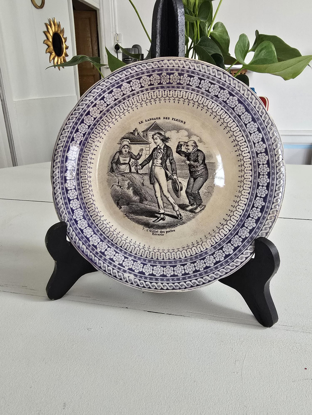 Assiette parlante H.B Choisy-le-roi 