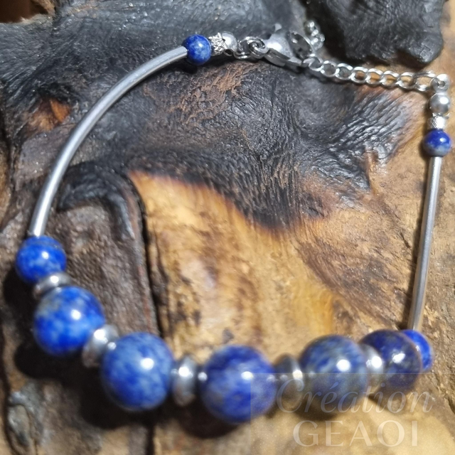 Jumelle élégante Lapis-lazuli