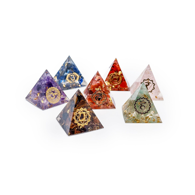 Chakra Pyramiden Set (7 Pyramiden)
