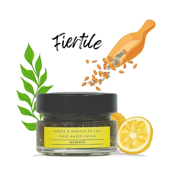 Caviar végétal acidulé (Yuzu)