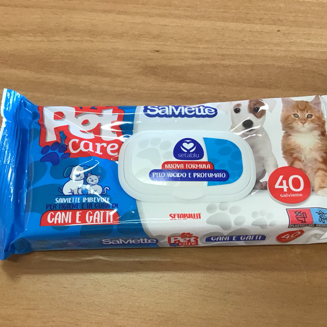Pet Care 40 Salviette 