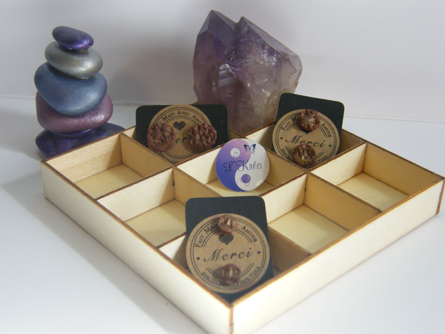 Ronds Marron/Doré Texturé