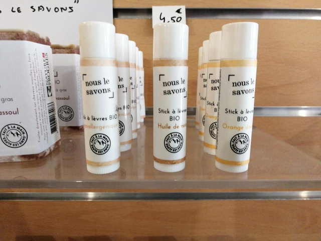 Stick à Lèvres BIO "Nous le Savons" – Naturel, Fait Main – 3 Variantes