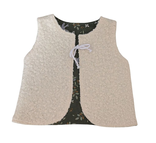 Gilet de berger 24 mois réversible