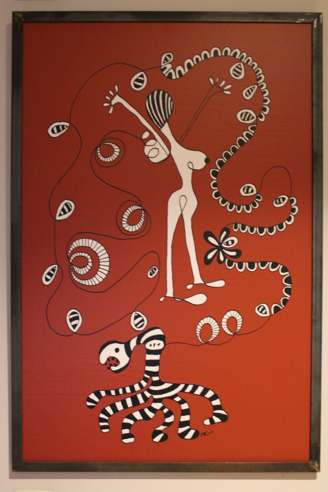 Fille Rouge 61x91 cm in metalen kader