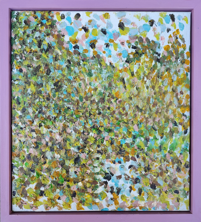 Rawka 52, 46x41 akryl płótno 2019